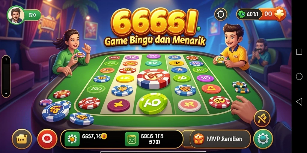 Tampilan gameplay seru di 666I dengan Bingo yang mendebarkan.