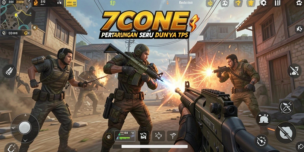 Tangkapan layar gameplay <strong>7CONE</strong> yang seru dan mendebarkan.