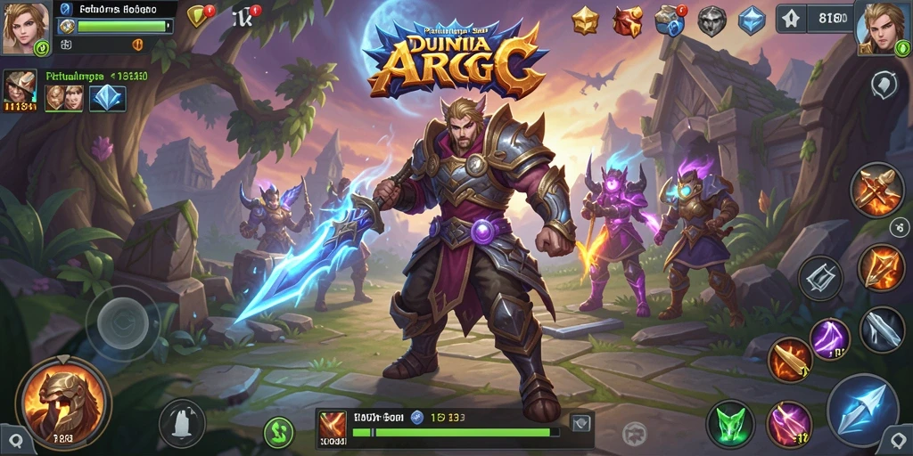 Tampilan gameplay seru dari 8180 dengan pertarungan yang dinamis.