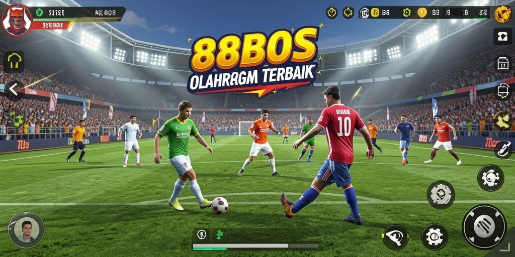Tampilan screenshot utama <strong>88BOS</strong> menampilkan momen seru dalam permainan olahraga.