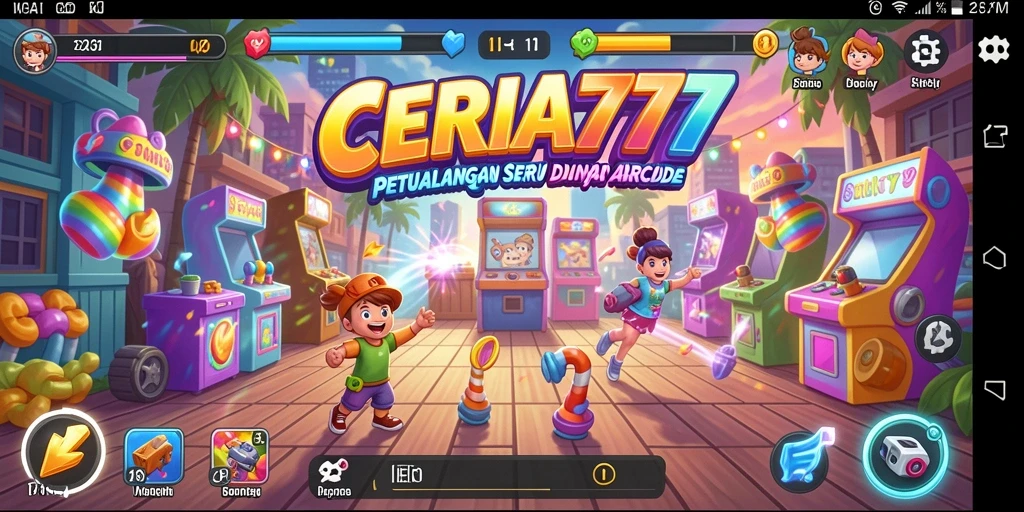Tampilan permainan seru dan grafis memikat CERIA777.