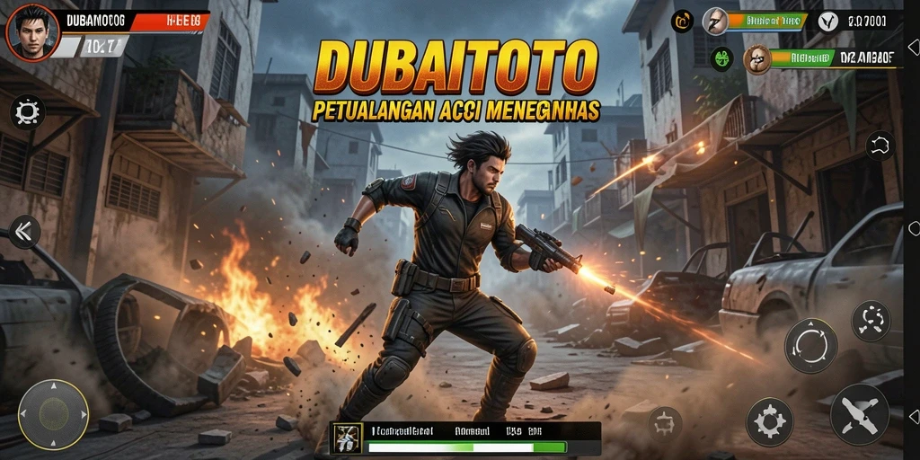 Tangkapan layar menunjukkan aksi mendebarkan di DUBAITOTO.