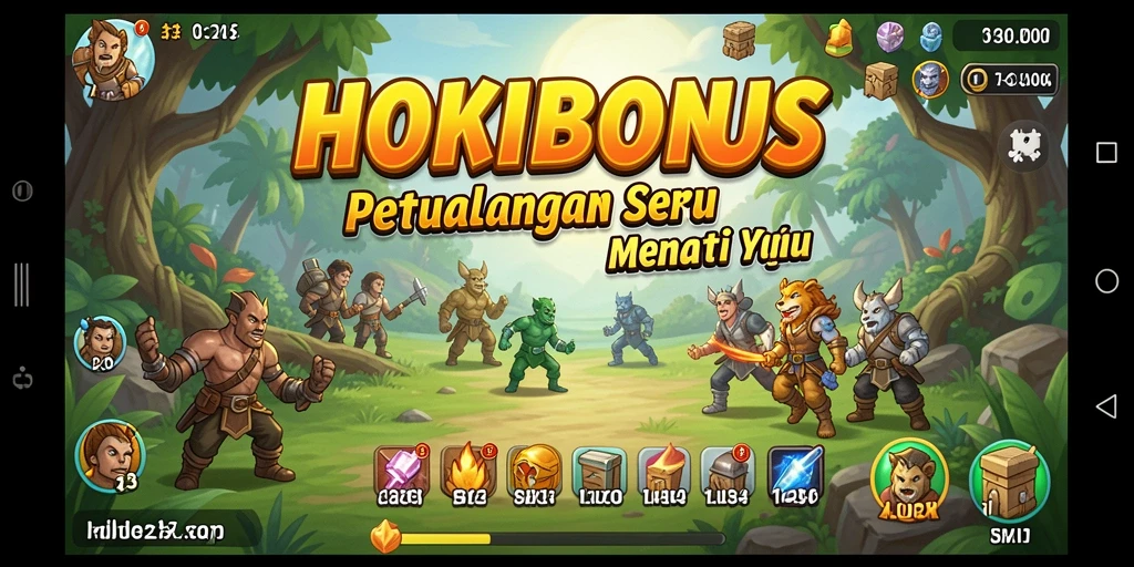 Gameplay HOKIBONUS yang penuh petualangan dan tantangan.