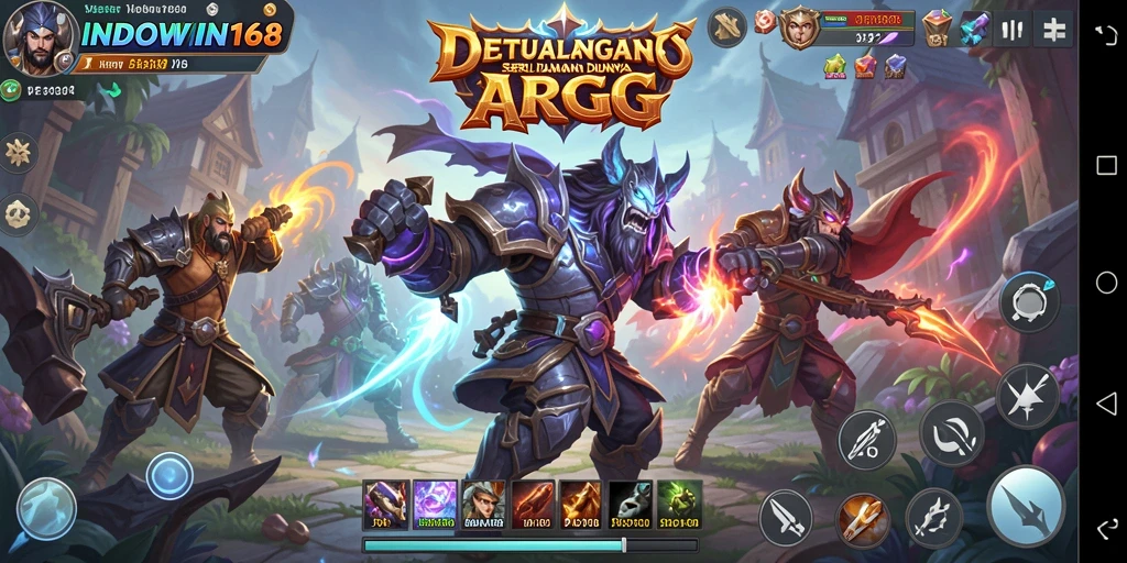 Tampilan menarik dari gameplay seru ARPG INDOWIN168.