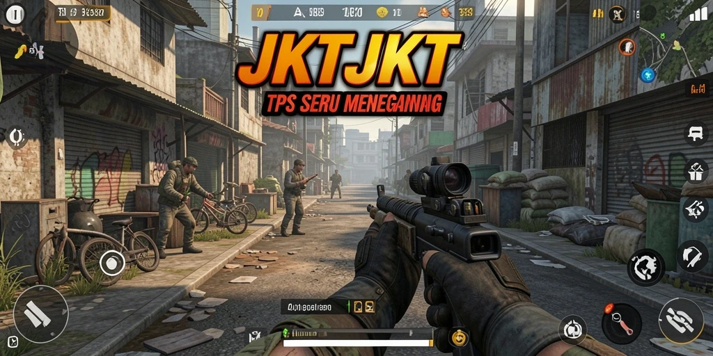 Tampilan gameplay JKTJKT yang menegangkan dan seru.
