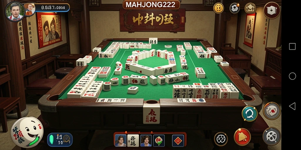 Tampilan gameplay petualangan seru dalam MAHJONG222.