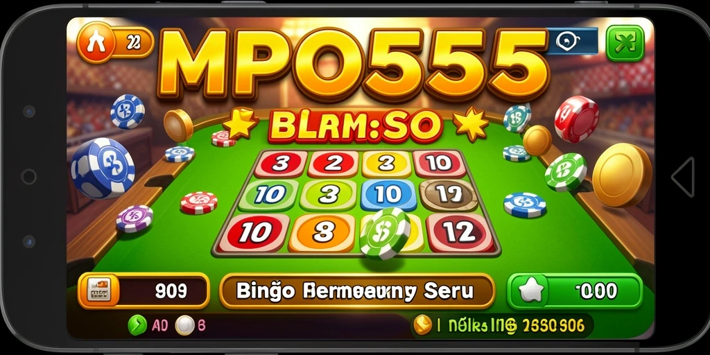Tampilan gameplay seru dan interaktif dari MPO555 Bingo.