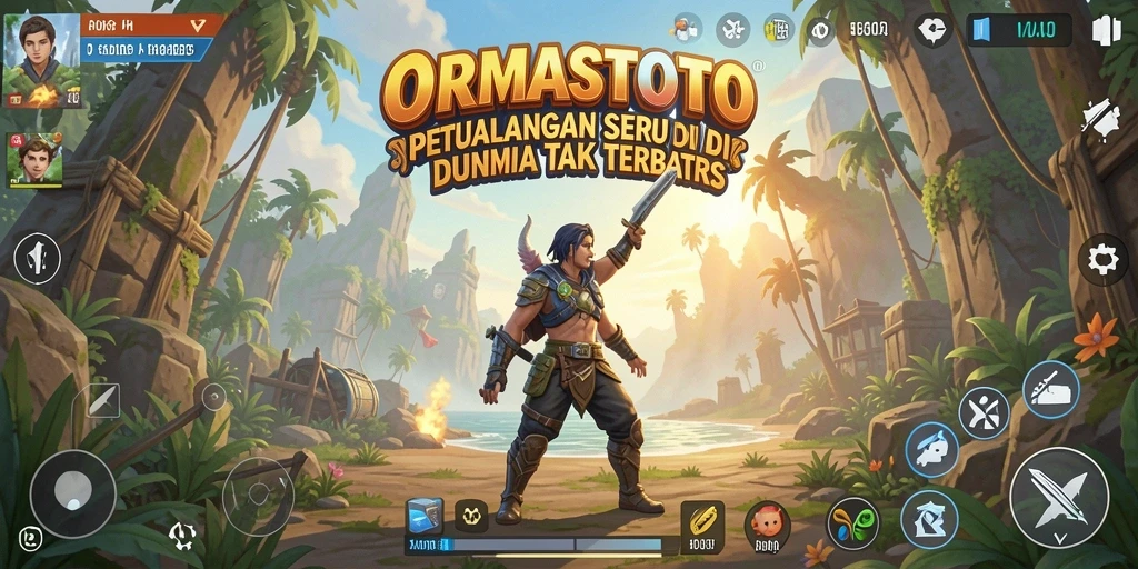 Tampilan menarik dari gameplay petualangan di ORMASTOTO.