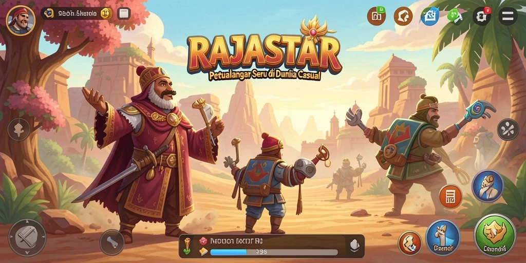 Screenshot RAJASTAR menampilkan gameplay seru dan menyenangkan.