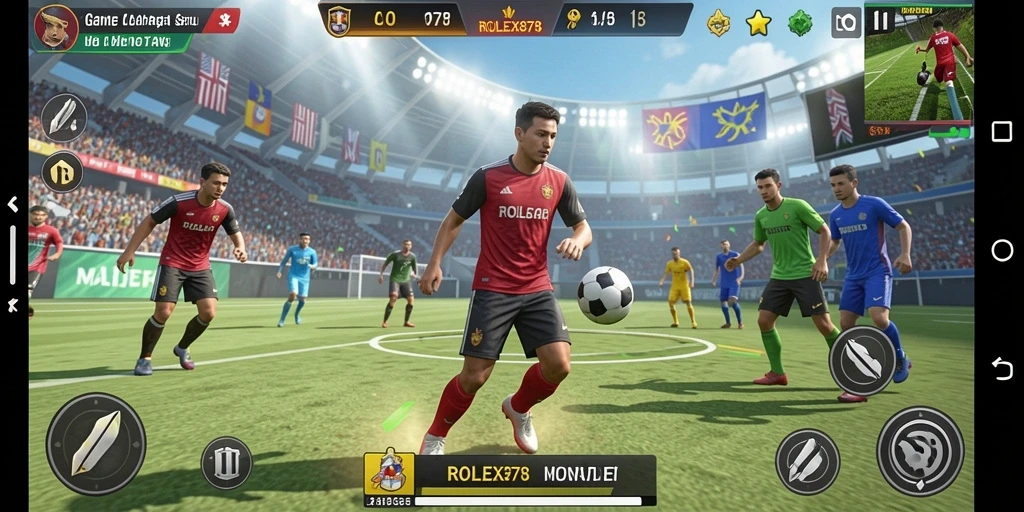 Tampilan gameplay <strong>ROLEX878</strong> yang dinamis dan penuh aksi.