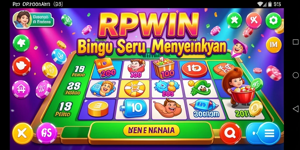 Screenshot gameplay Bingo yang seru di RPWIN.