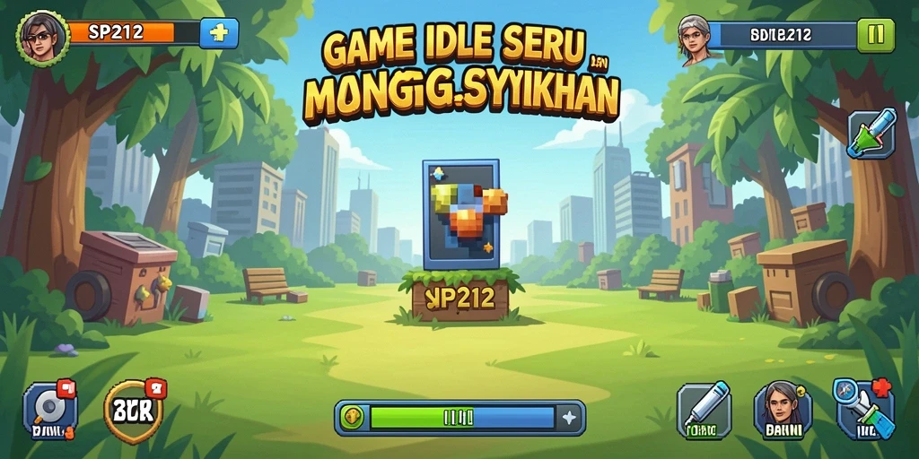 Tangkapan layar utama SP212 menampilkan gameplay Idle yang mengasyikkan.