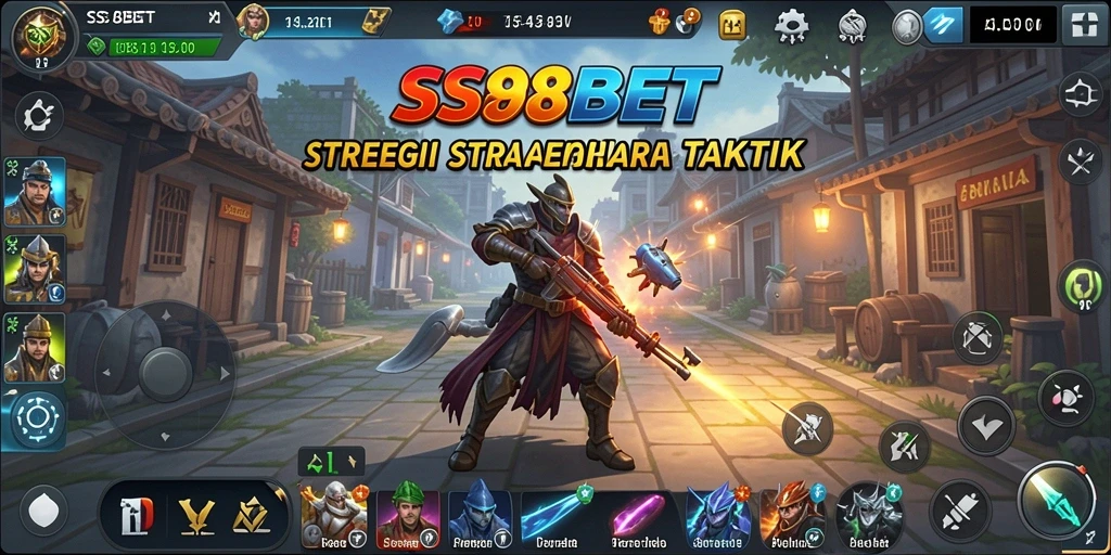 Tampilan gameplay SS88BET yang menunjukkan aksi strategis mendebarkan.