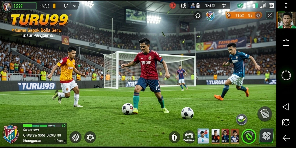 Tampilan Gameplay TURU99 yang Menggugah Selera Sepak Bola.