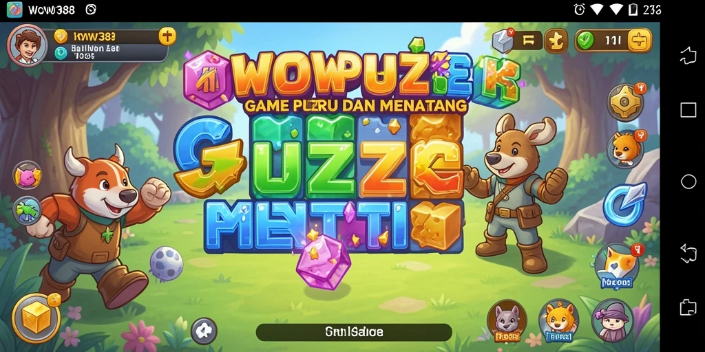 Tampilan gameplay WOW388 yang penuh warna dan menarik.